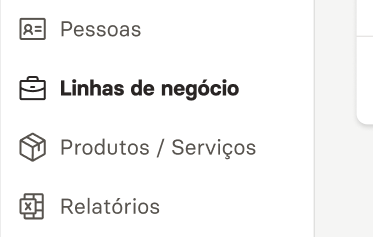 Linhas de negócio